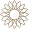 Ekena Millwork Daisy Wood Fretwork Pierced Ceiling Medallion, Birch, 40"OD x 13 1/4"ID x 1/4"T CMWP40X40X0250DABI - alternate 4